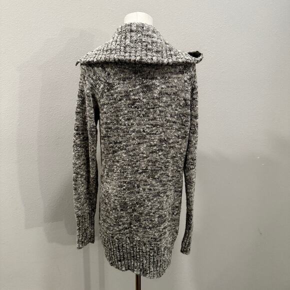 Caslon Marled Knit Long Cardigan Pockets Women M Cozy Fall Wool Blend Cozy Chic - Picture 2 of 9